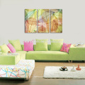 Couches colorées de veines Photo Print / botanique Art de toile étiré Dropship / impression contemporaine en toile